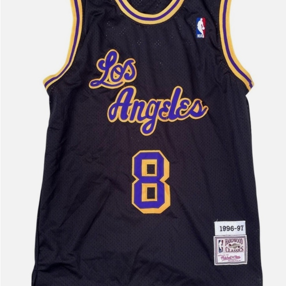 Mitchell & Ness Black and Gold Los Angeles Jersey